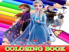 Coloring Book for Frozen Elsa เกมออนไลน์