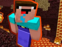 Noob Parkour: Nether เกมออนไลน์