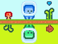 Two Aliens Adventure เกมออนไลน์