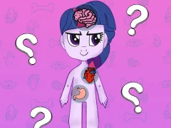My Little Pony Learning The Body เกมออนไลน์