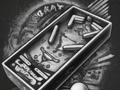 Pinball Black N White เกมออนไลน์