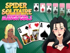 Spider Solitaire Manga Girls เกมออนไลน์