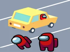 Among Us Car Race เกมออนไลน์