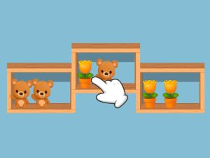 สนุกกับการจัดเรียงผ่านชั้นวาง เกมออนไลน์