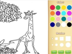 สมุดระบายสีสัตว์ป่าสำหรับเด็ก เกมออนไลน์