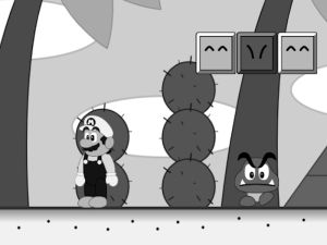 Super Mario Land ภายในรอยขีดข่วน เกมออนไลน์
