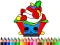 Back To School: Cake Coloring Book เกมออนไลน์