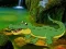 Crocodile Waterfalls Forest Escape เกมออนไลน์