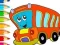 Coloring Book: Bus เกมออนไลน์