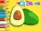 Coloring Book: Avocado Fruit เกมออนไลน์