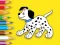 Coloring Book: Cute Spotted Dog เกมออนไลน์