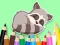 Coloring Book: Baby Raccoon เกมออนไลน์