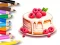 Coloring Book: Berry Cake เกมออนไลน์