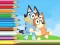 Coloring Book: Bluey And Bingo Holiday เกมออนไลน์