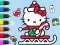 Coloring Book: Hello Kitty Christmas เกมออนไลน์