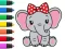 Coloring Book: Elephant เกมออนไลน์