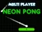 Neon Pong Multi Player เกมออนไลน์