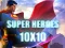 Super heroes 10х10 เกมออนไลน์