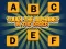 Touch The Alphabet In The Oder เกมออนไลน์