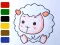 Baby sheep ColoringBook เกมออนไลน์