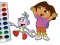 Dora The Explorer Coloring Book เกมออนไลน์