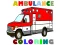 Ambulance Trucks Coloring Pages เกมออนไลน์