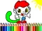 Back To School: Monkey Coloring เกมออนไลน์