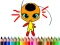 Back To School: Dotted Girl Coloring เกมออนไลน์