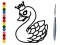Back To School: Swan Coloring Book เกมออนไลน์