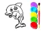 Dolphin Coloring Book เกมออนไลน์