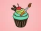 Yummy Cupcake Coloring เกมออนไลน์