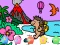 Color By Code Volcano Hedgehog เกมออนไลน์