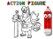 Back To School: Action Figure Coloring เกมออนไลน์