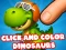 Click And Colors Dinosaurs เกมออนไลน์