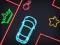 Neon Car Puzzle เกมออนไลน์