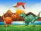 Colorful Dinosaurs Match 3 เกมออนไลน์