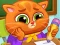 Lovely Virtual Cat At School เกมออนไลน์