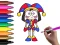 Pomni Coloring Time เกมออนไลน์