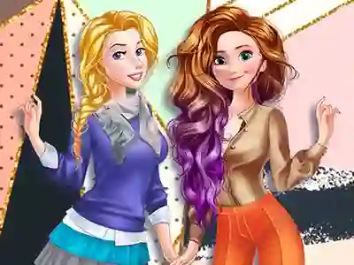 Princesses Anti-fashion: sporty + classic เกมออนไลน์