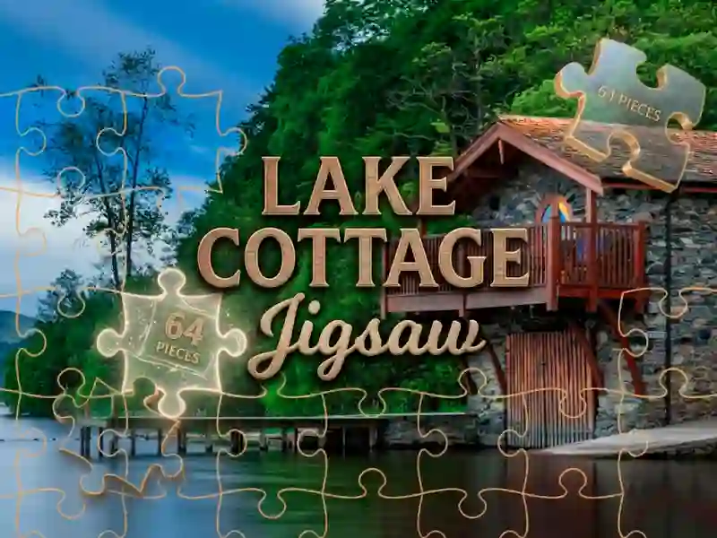 Lake Cottage Jigsaw เกมออนไลน์