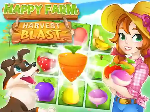 Happy Farm Harvest Blast เกมออนไลน์