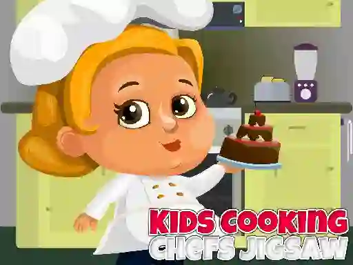 Kids Cooking Chefs Jigsaw เกมออนไลน์