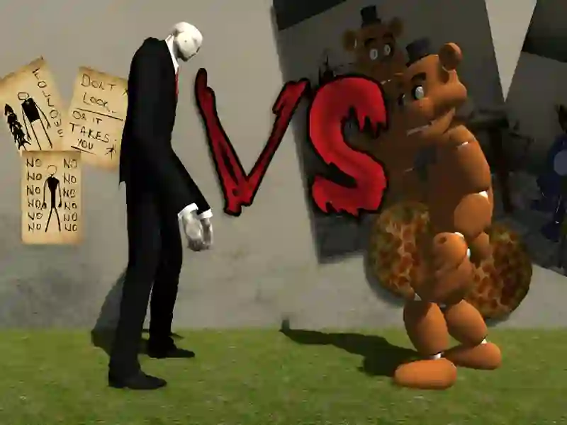 Slenderman vs Freddy Fazbear เกมออนไลน์