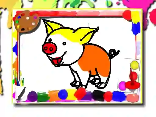 Pigs Coloring Book เกมออนไลน์