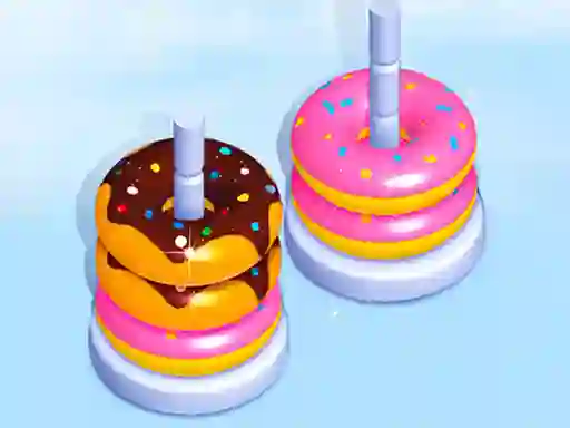 Donut Sort Fun เกมออนไลน์