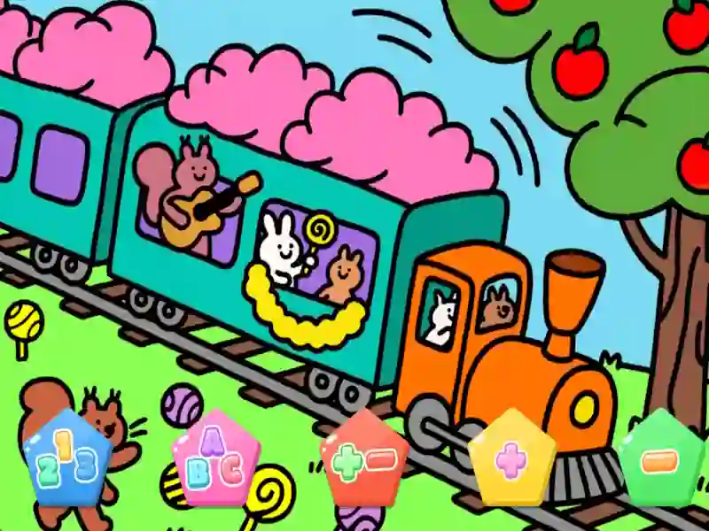 Color By Code Spring Travel เกมออนไลน์