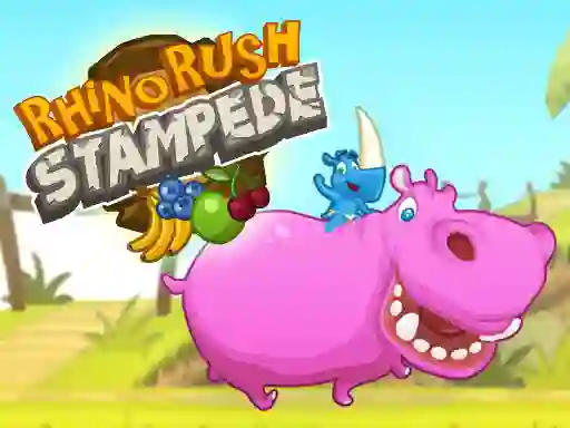 Rhino Rush Stampede เกมออนไลน์