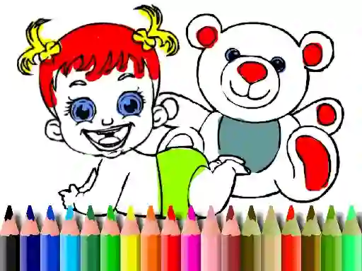 Back To School: Baby Doll Coloring เกมออนไลน์