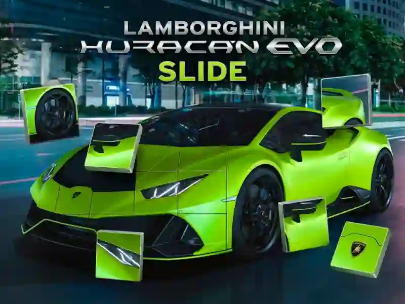 Lamborghini Huracan Evo Slide เกมออนไลน์