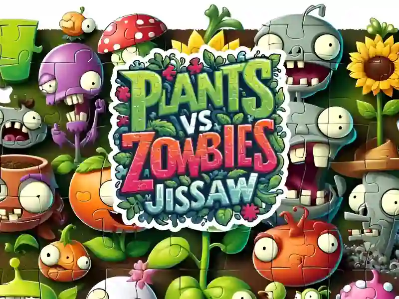 Plants vs Zombies Jigsaw เกมออนไลน์